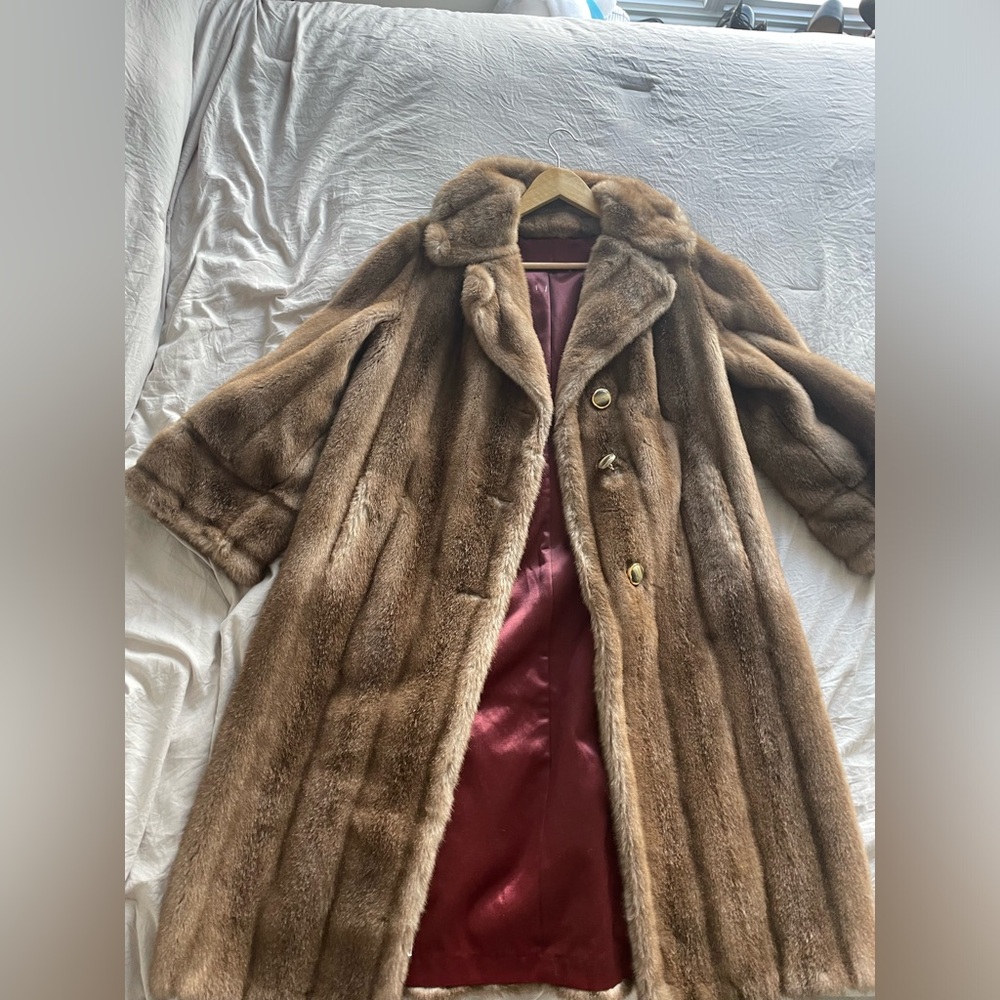 Tissavel France Faux Fur Jacket